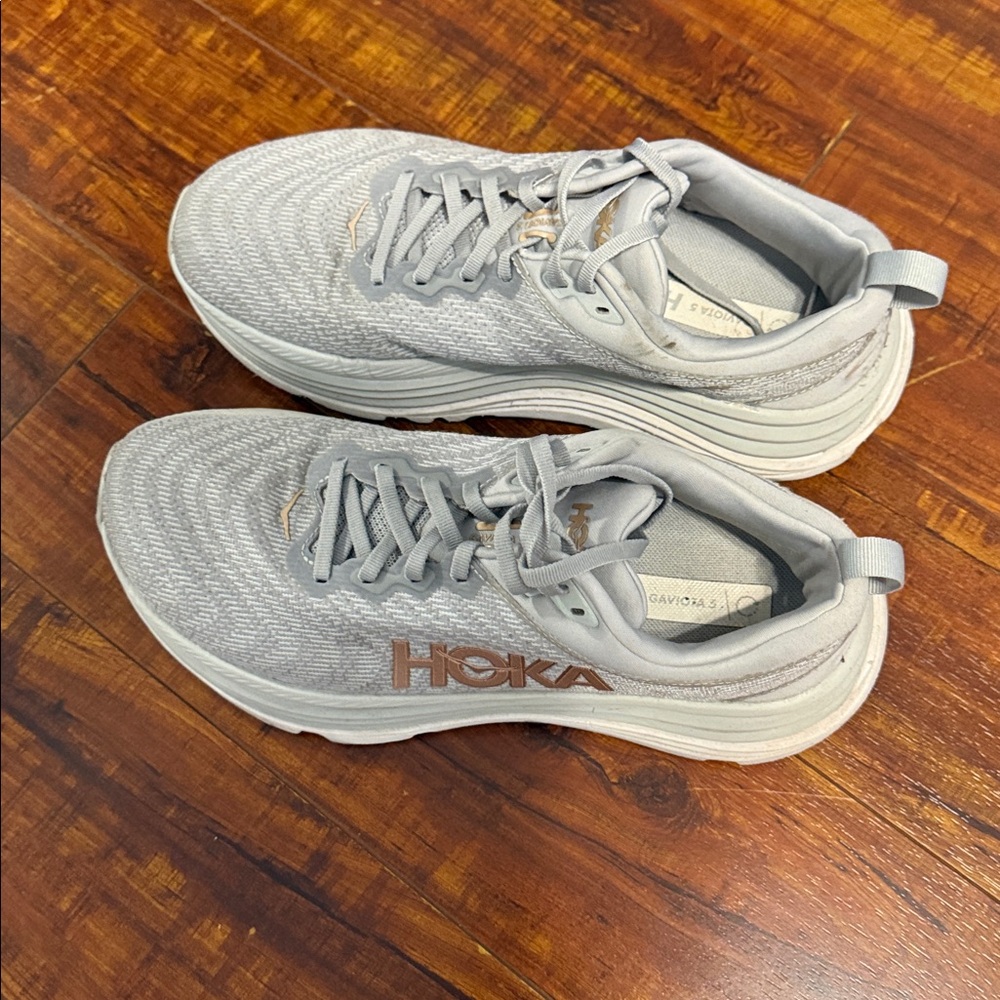 Hoka Gaviota 5 Gray Sneakers - Picture 2 of 3